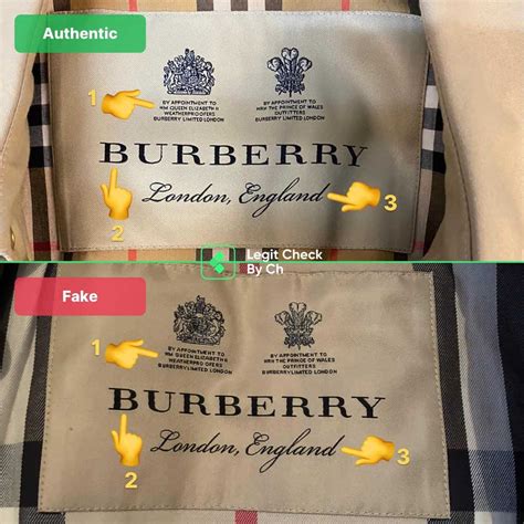 vintage burberry fake vs real|do all burberry buttons say.